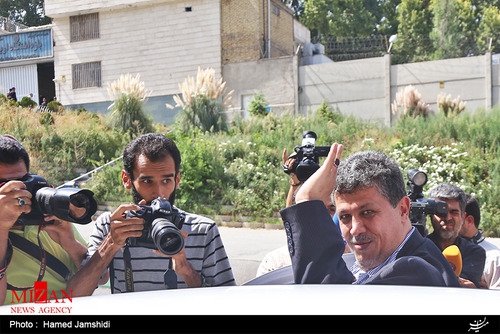 آخرین خداحافظی مهدی هاشمی رفسنجانی با خانواده در زندان اوین+عکس
