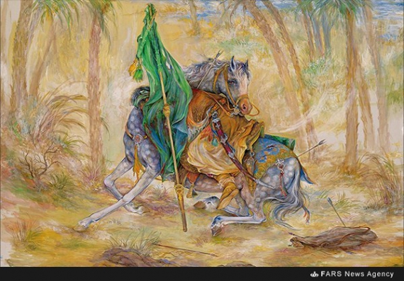 گرافیک/حضرت ابوالفضل العباس(ع) پرچمدار حق