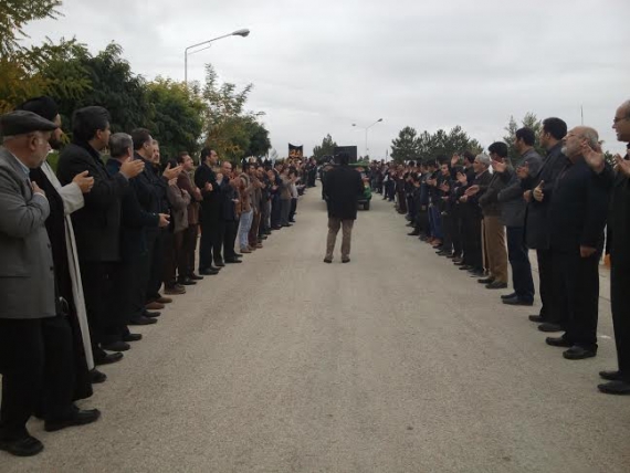 مراسم سوگواری و حرکت دسته عزاداری در دانشگاه آزاد همدان+تصاویر