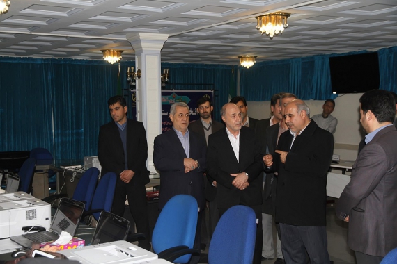 بازدید استاندار همدان از ستاد انتخابات شهرستان همدان+عکس