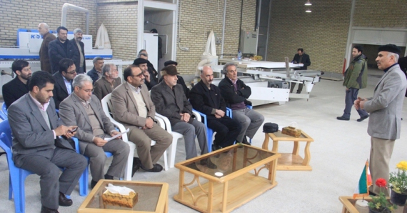اولين واحد توليد کننده دربهاي ضد حريق غرب کشور در همدان افتتاح شد+تصاویر