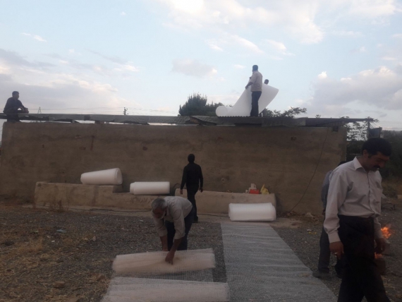 آغاز خدمت رسانی امزاجردی ها به زائران اربعین حسینی