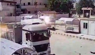 فیلم/ لحظه ورود خودروی بمب‌گذاری‌شده از ترکیه به سوریه+دانلود