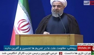حمله روحانی به منتقدان متن برجام+دانلودفیلم