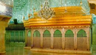 فیلمی دیده نشده از شستشوی حرم امام حسین (ع) با گلاب+دانلود