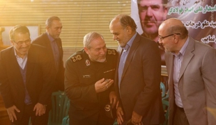 مراسم ترحیم سردار فولادگر از جانباختگان فاجعه منا برگزار شد+عکس