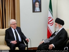 رئیس جمهور عراق با رهبر انقلاب دیدار کرد