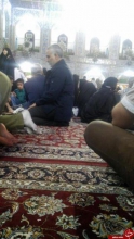 حاج قاسم سلیمانی در حرم مطهر امام رضا (ع)+عکس