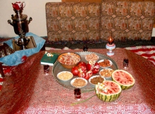 آداب و رسوم خاص مردم همدان در شب چله