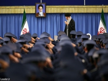 فرماندهان و کارکنان نیروی هوایی ارتش و پدافند هوایی با رهبر معظم انقلاب اسلامی دیدار کردند
