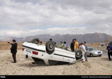 واژگونی پژو، جان یک نفر را گرفت