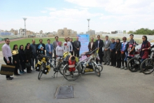 سفیران اهدای عضو با دوچرخه به همدان رسیدند 