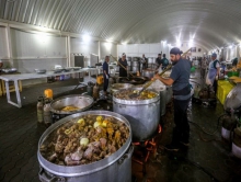 آشپزخانه مرکزی همدان زیر نظر ستاد اربعین فعالیت دارد