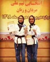 خواهران پومسه رو تکواندو کار همدانی خوش درخشیدند