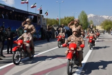 رژه نیروهای مسلح در همدان برگزار شد 