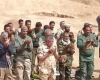 حاج قاسم سلیمانی در حال نماز در خط مقدم نبرد با داعش+عکس