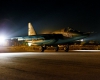 عکس/ پرواز شبانه جنگنده‌های روسی برای حمله به تروریست‌های داعش