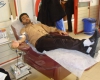 دانشجویان بسیجی خون خود را اهدا کردند+تصاویر