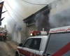 بازار همدان بازهم دچار حریق شد+تصاویر