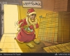 کاریکاتور/دبه جدید شیطان بزرگ؛ دستبرد آمریکا به پول های بلوکه شده ایران!