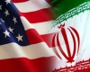 نصب پرچم آمریکا در یکی از خیابان های تهران+عکس